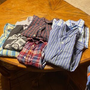 Assorted Boy’s Long Sleeve Button-Up Shirts